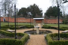 Centre fountain in the Walled Garden