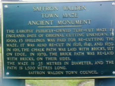 Saffron Walden's Turf Maze...