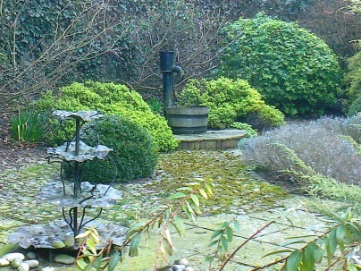 A not so private garden near an old cottage- the Pump house