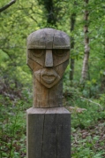 Part of the sculpture trail